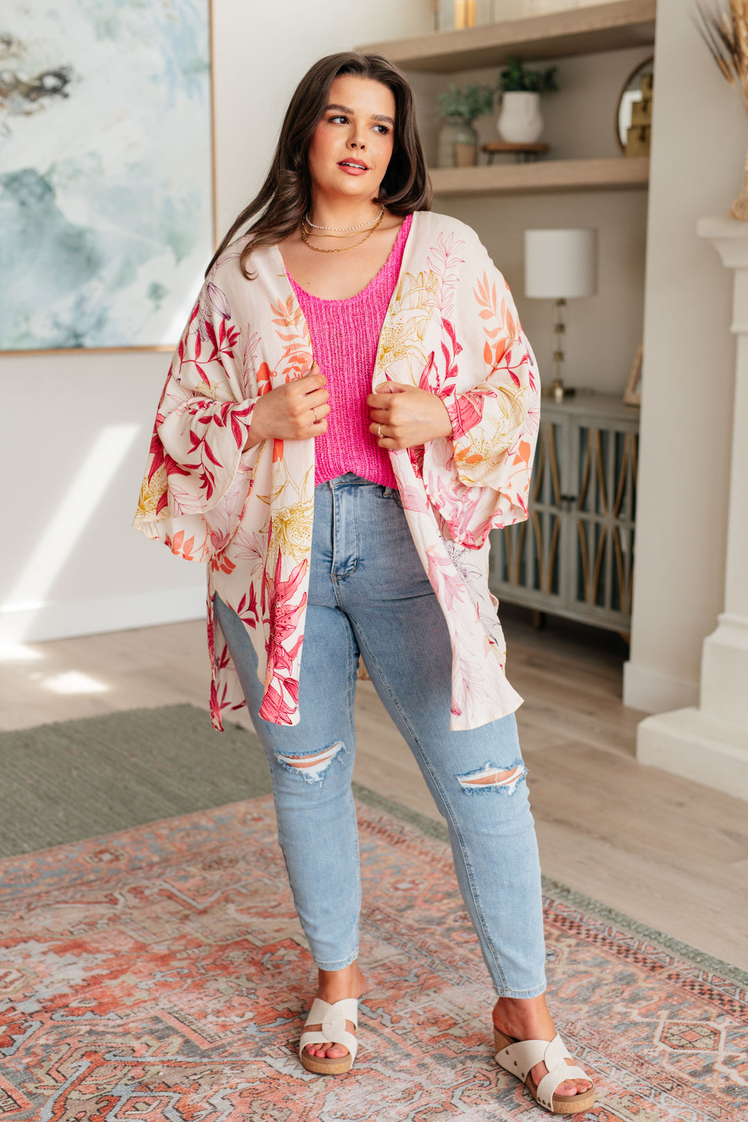 Vacay Season Bell Sleeve Kimono - 4/6