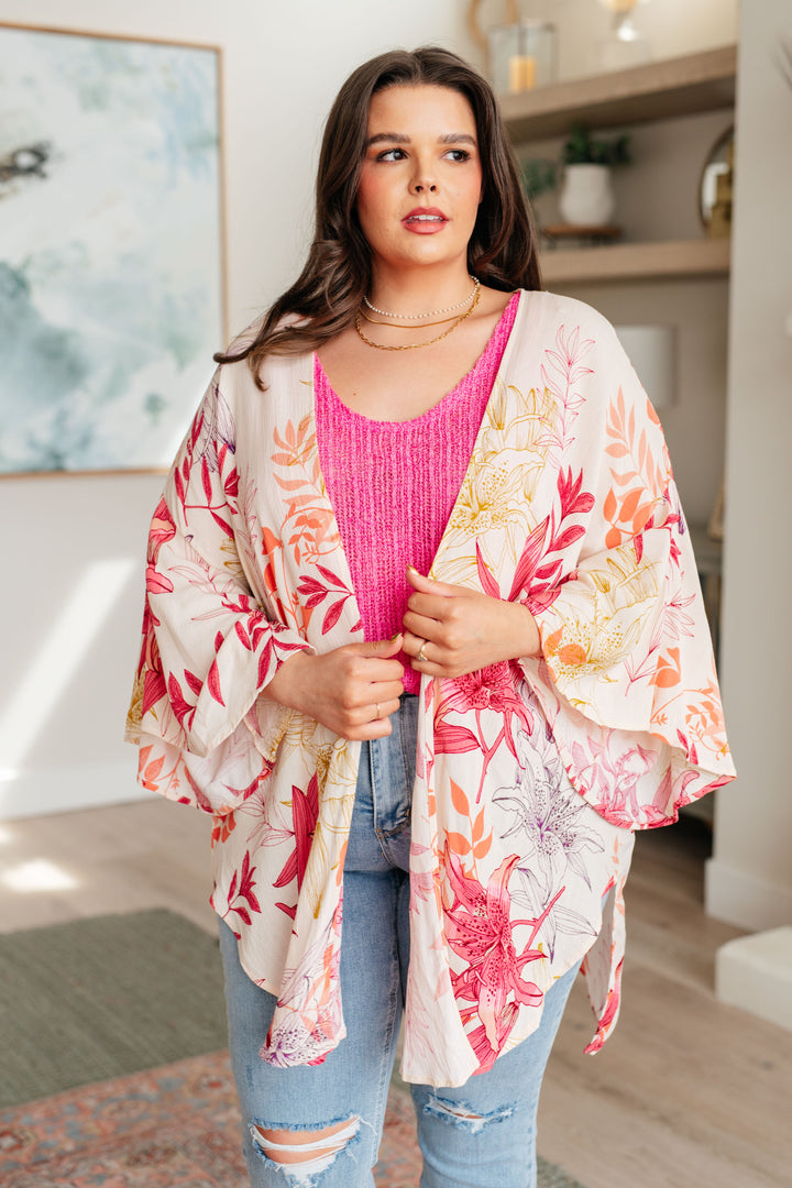 Vacay Season Bell Sleeve Kimono - 4/6