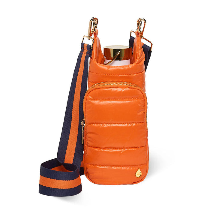 JUNE MARKET: Clementine Orange Matte HydroBag® with Navy/Orange Strap by Wanderfull (Ships in 2-3 Weeks)
