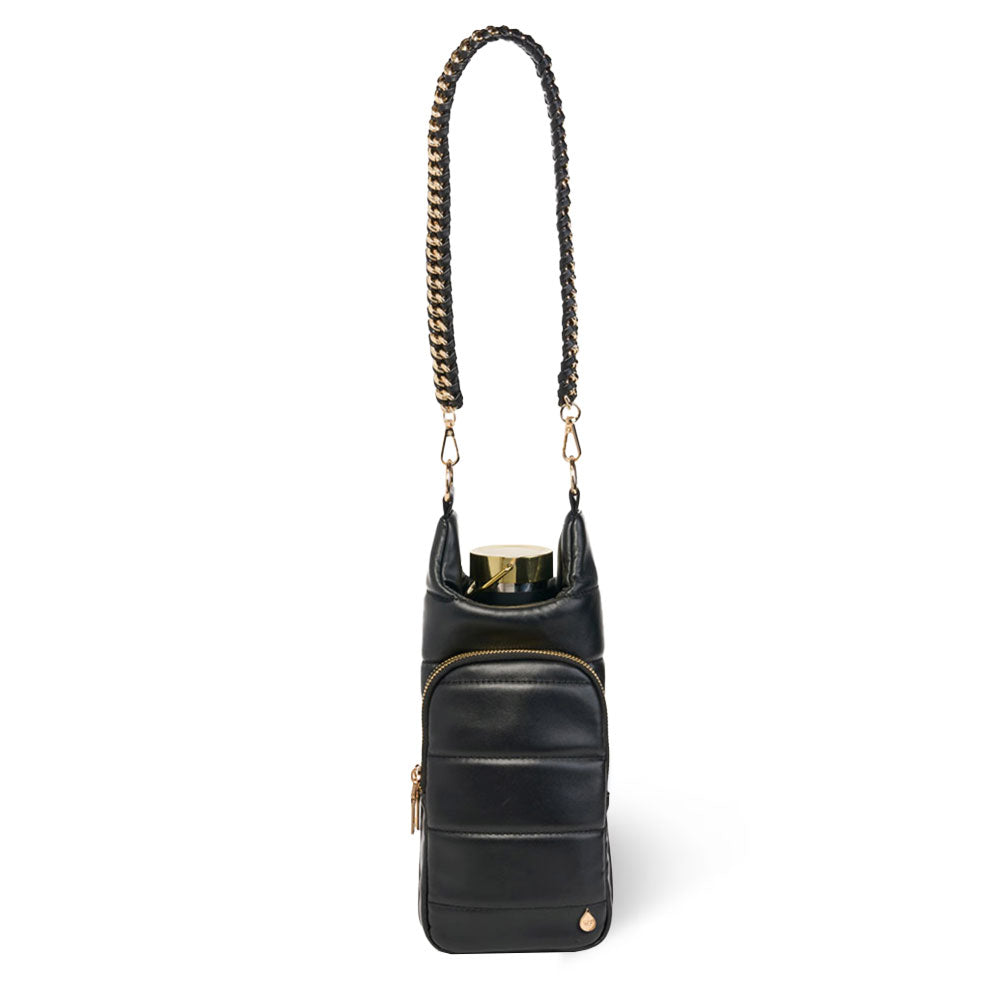JUNE MARKET: Black Vegan Leather HydroBag® with Strap Bundle by Wanderfull (Ships in 2-3 Weeks)