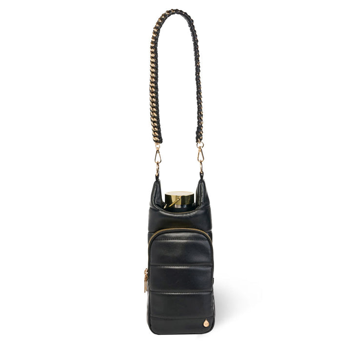 JUNE MARKET: Black Vegan Leather HydroBag® with Strap Bundle by Wanderfull (Ships in 2-3 Weeks)
