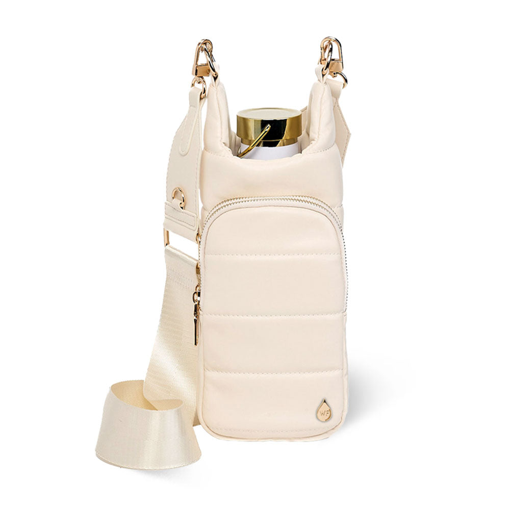 JUNE MARKET: Ivory Vegan Leather HydroBag® with Strap Bundle Oprah's Favorite Things by Wanderfull (Ships in 2-3 Weeks)