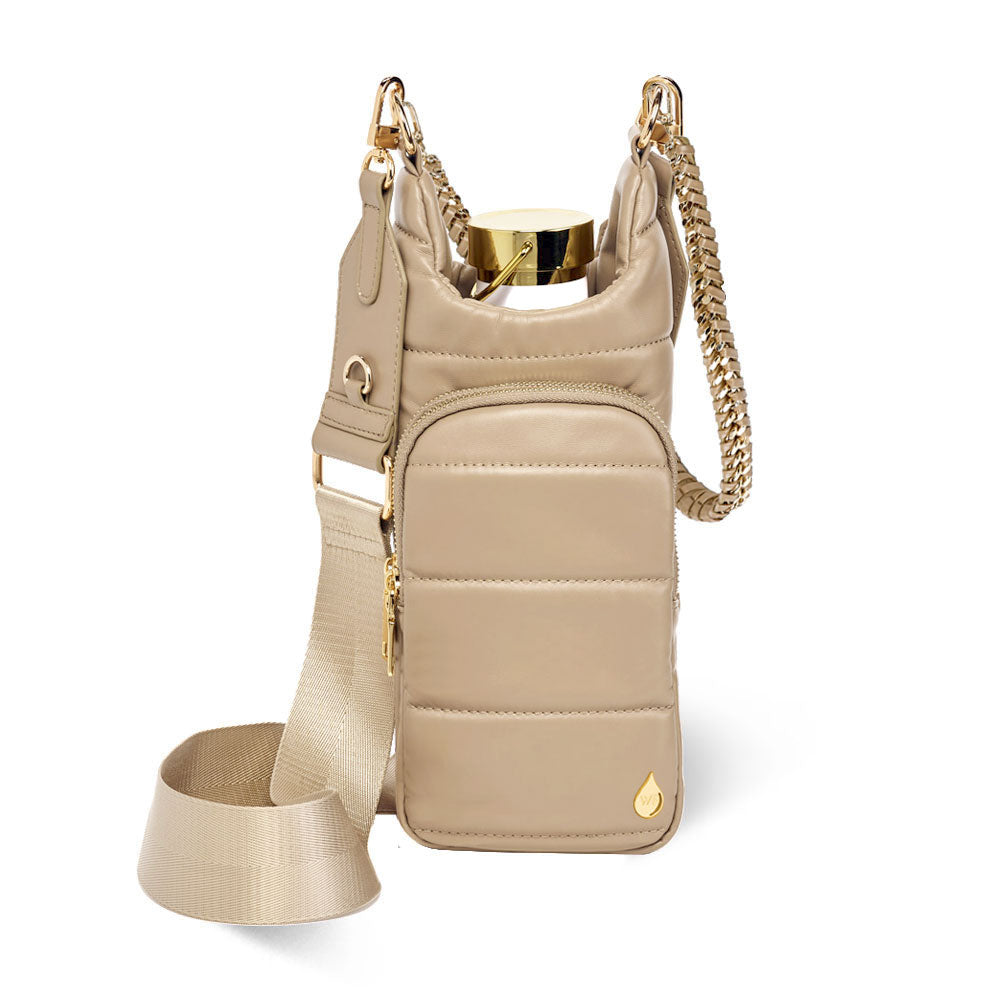 JUNE MARKET: Taupe Vegan Leather Hydrobag® with Strap Bundle- Oprah's Favorite Things by Wanderfull (Ships in 2-3 Weeks)