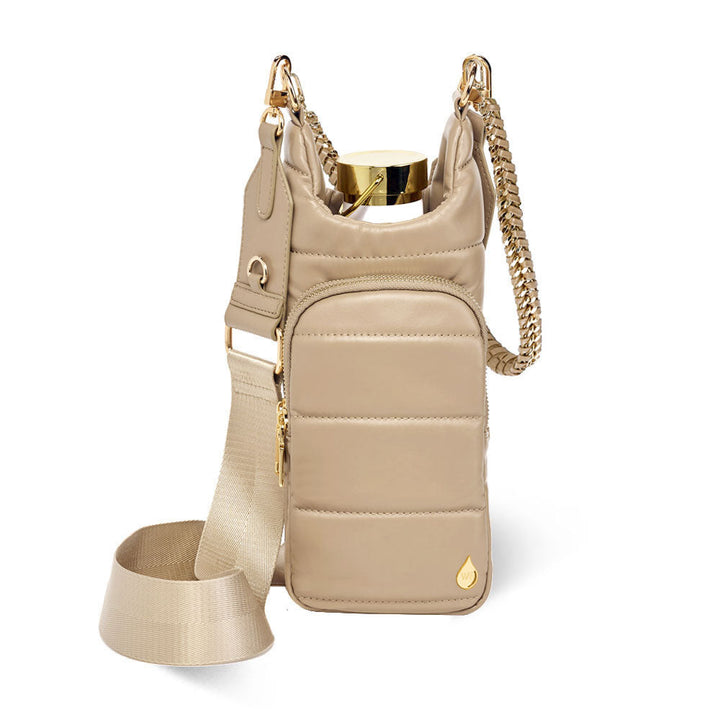 JUNE MARKET: Taupe Vegan Leather Hydrobag® with Strap Bundle- Oprah's Favorite Things by Wanderfull (Ships in 2-3 Weeks)