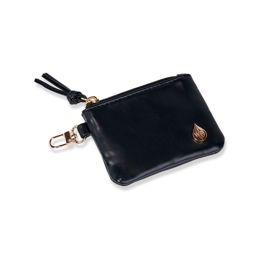 JUNE MARKET: Clear HydroBag® Stadium with Black Trim and Matching RFID Pouch by Wanderfull (Ships in 2-3 Weeks)