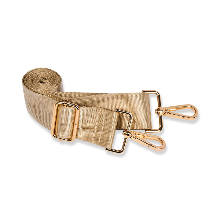 JUNE MARKET: Clear HydroBag® Stadium with Gold Trim and Matching RFID Pouch by Wanderfull (Ships in 2-3 Weeks)
