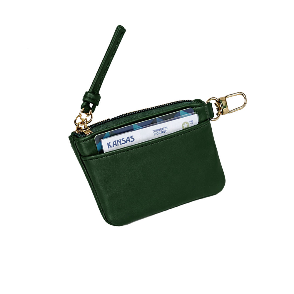 JUNE MARKET: Clear HydroBag® Stadium with Augusta Golf Green Trim and Matching RFID Pouch by Wanderfull (Ships in 2-3 Weeks)