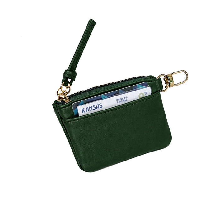 JUNE MARKET: Clear HydroBag® Stadium with Augusta Golf Green Trim and Matching RFID Pouch by Wanderfull (Ships in 2-3 Weeks)