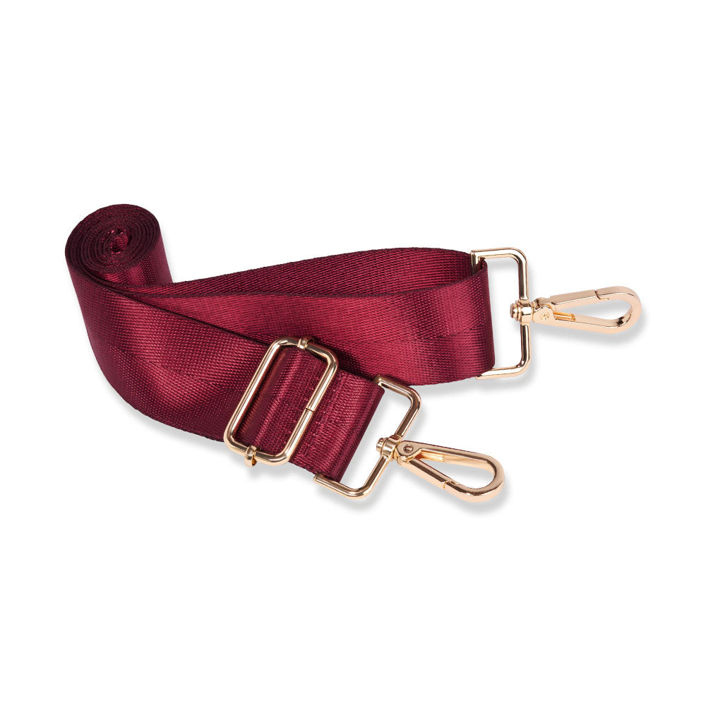 JUNE MARKET: Clear HydroBag® Stadium with Maroon Trim and Matching RFID Pouch by Wanderfull (Ships in 2-3 Weeks)