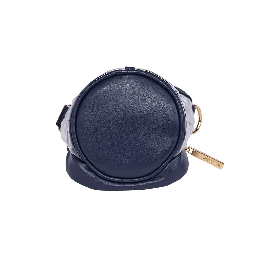 JUNE MARKET: Clear HydroBag® Stadium with Navy Trim and Matching RFID Pouch by Wanderfull (Ships in 2-3 Weeks)