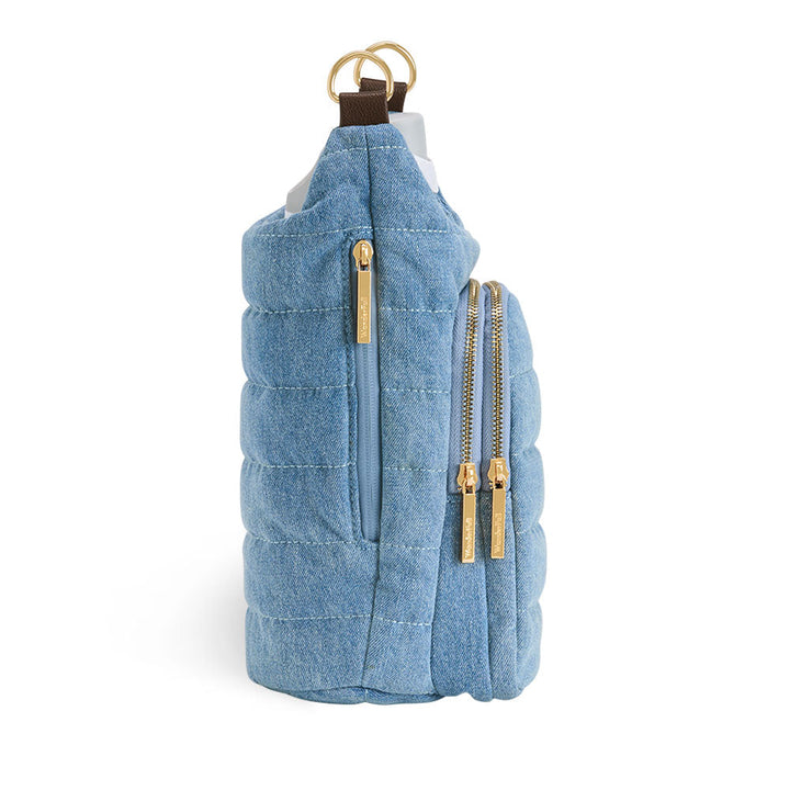 JUNE MARKET: HydroBag® HANDLE®- Light Denim with Gold Hardware by Wanderfull (Ships in 2-3 Weeks)