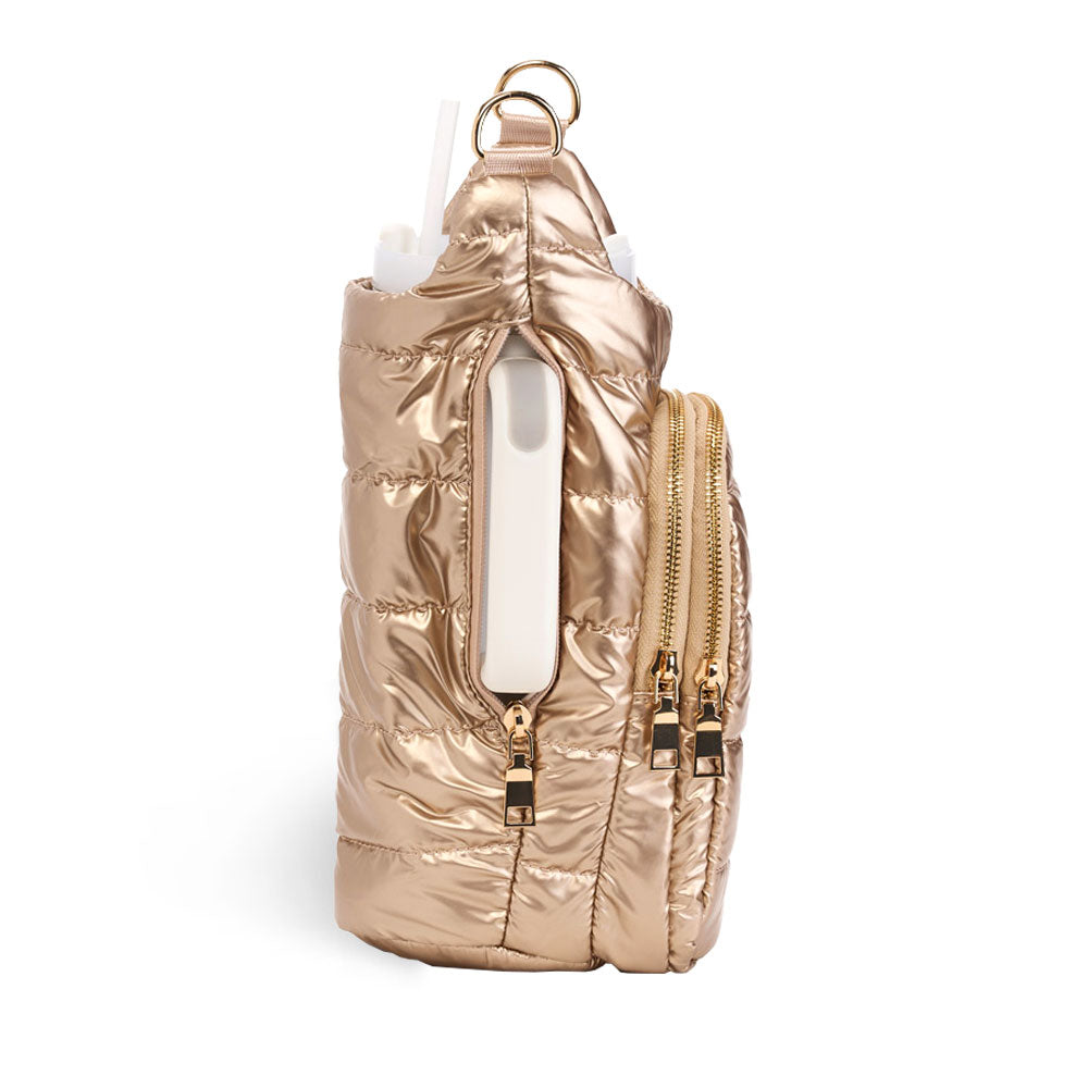 JUNE MARKET: HydroBag® HANDLE®- Gold Striped Strap by Wanderfull (Ships in 2-3 Weeks)