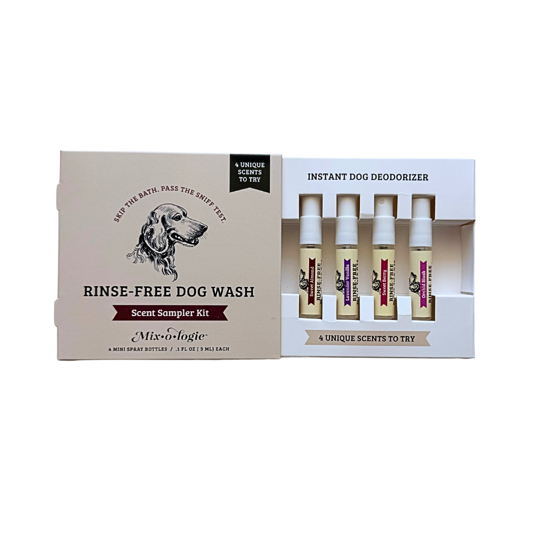 Rinse-Free Dog Wash Sampler Kit by Mixologie (SEPT ARRAY: Ships in 2-3 Weeks)