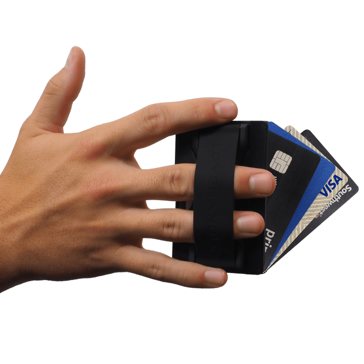 PRO Wallet for MagSafe by LoveHandle - Black - Clear Case