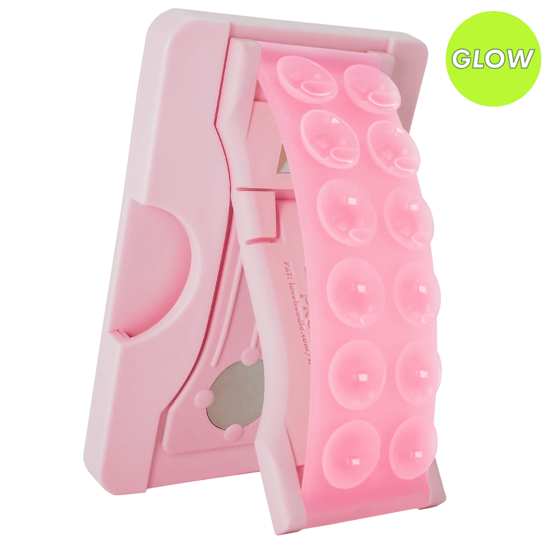 PRO Wallet for MagSafe by LoveHandle - Bubblegum Pink Glow Suction