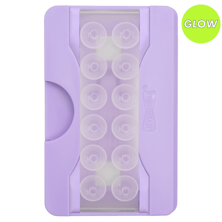 PRO Wallet for MagSafe by LoveHandle - Lavender Glow Suction