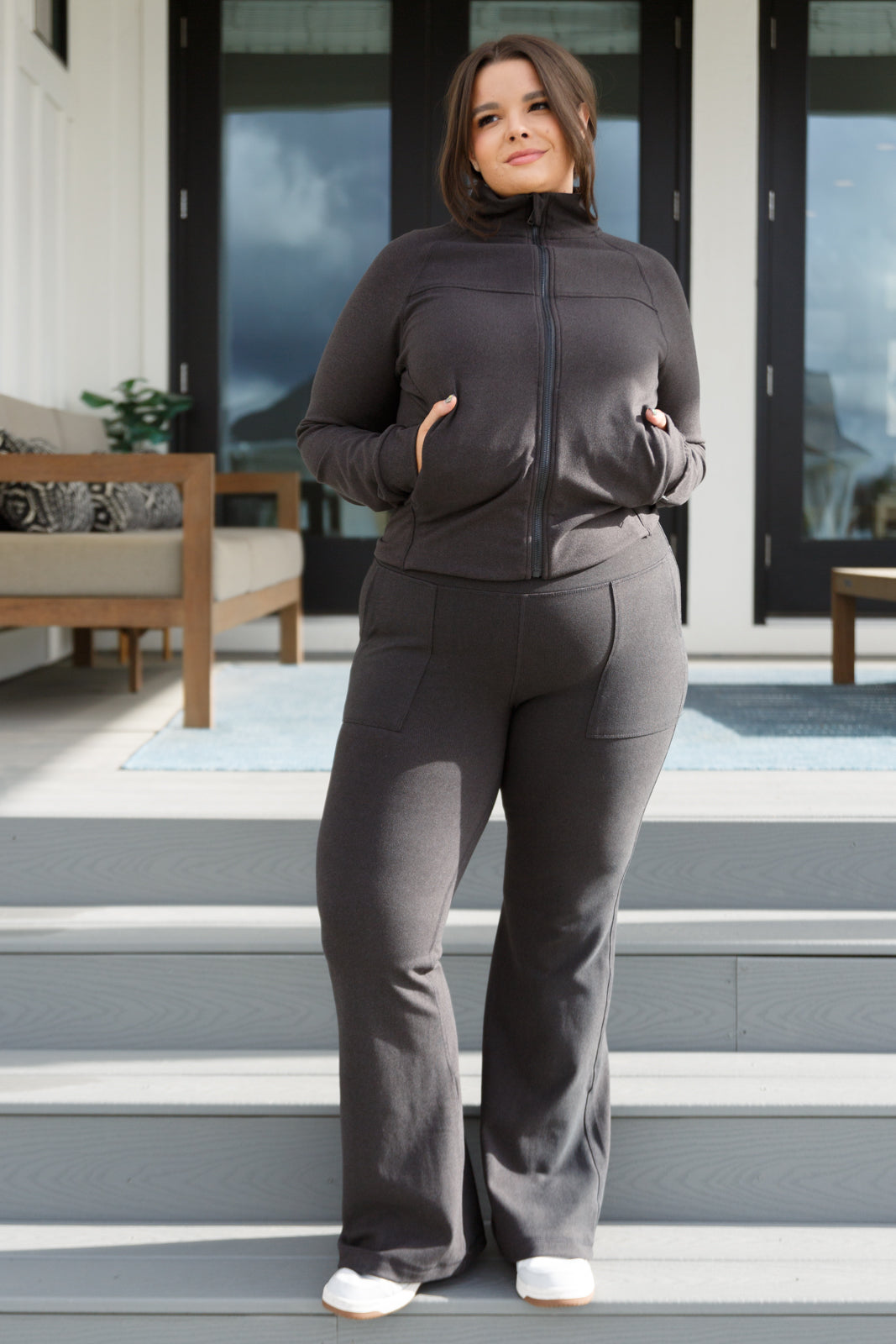 Where Are You Zip Up Jacket in Black - 12/12