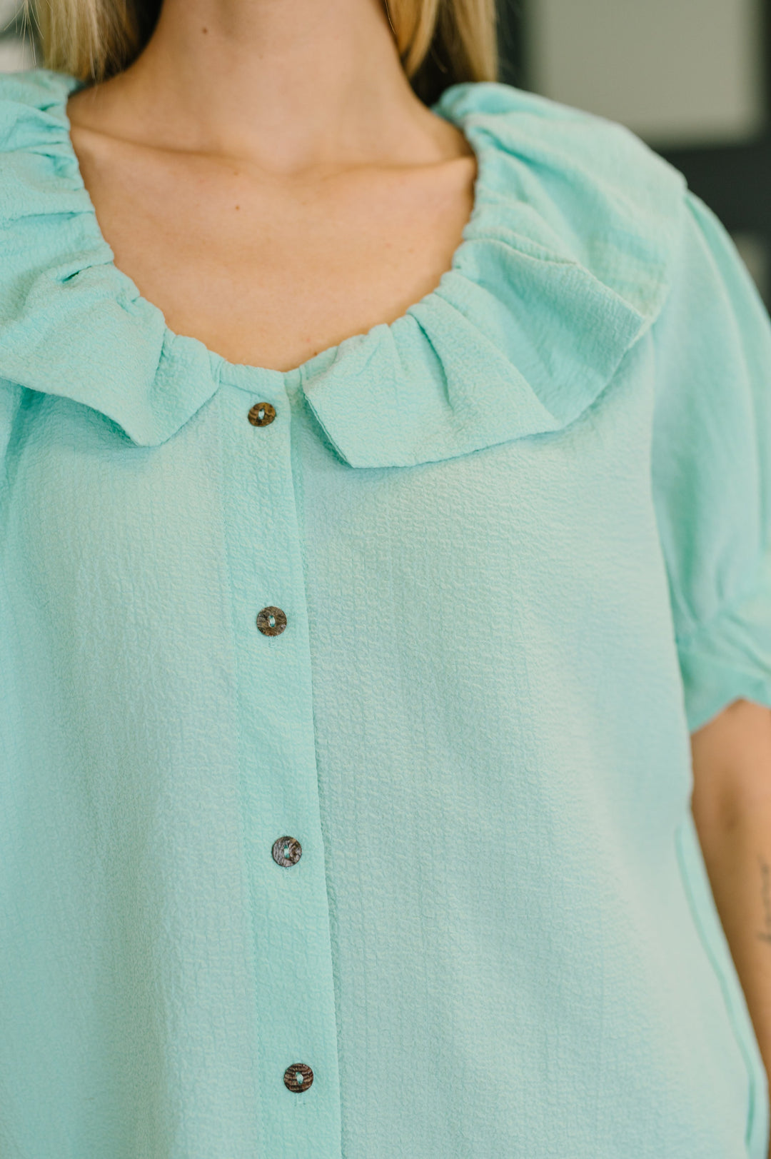 Wherever the Wind Blows Balloon Sleeve Blouse - 6/29