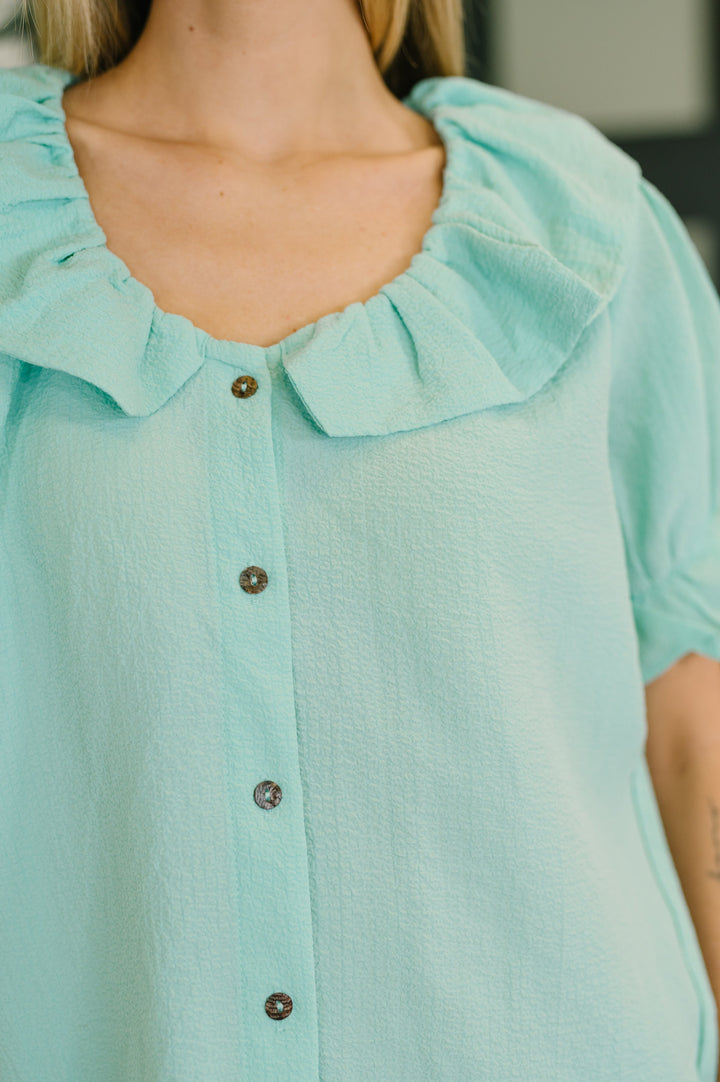 Wherever the Wind Blows Balloon Sleeve Blouse - 6/29