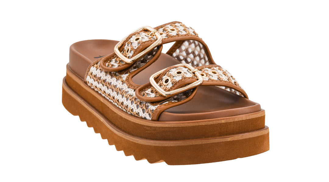 SHOE PARTY! Word On The Street Cognac Combo by Corkys (Ships in 2-3 Weeks)