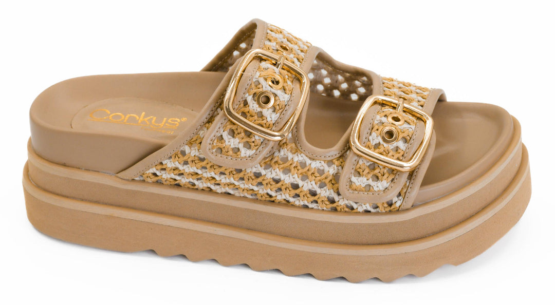 SHOE PARTY! Word On The Street Natural Combo by Corkys (Ships in 2-3 Weeks)