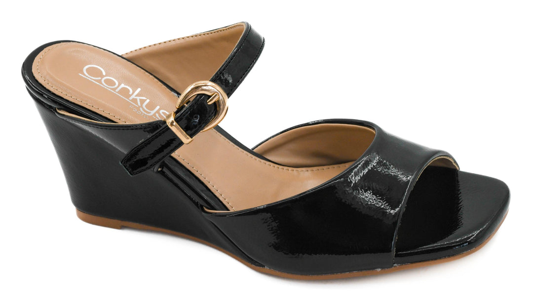 SHOE PARTY! XOXO Black Patent by Corkys (Ships in 2-3 Weeks)