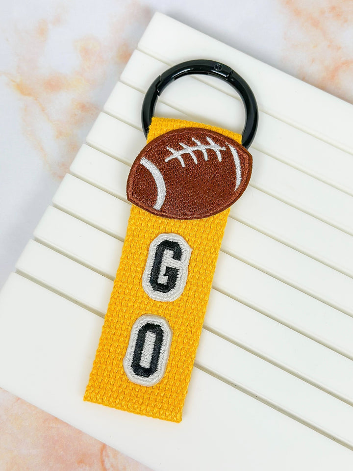 Football Game Day Key Chains - Choice of Color