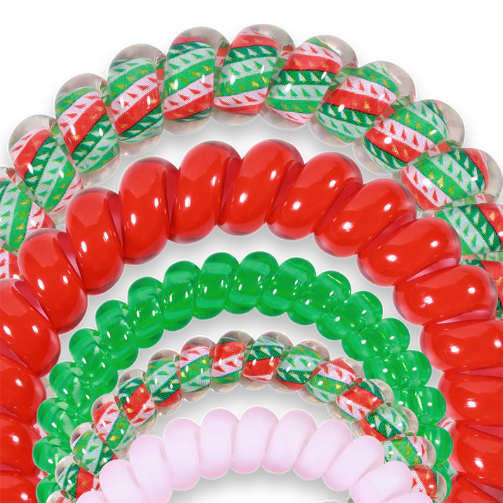 Teleties Hair Tie - Large and Small Band Pack of 5 - You Crack Me Up