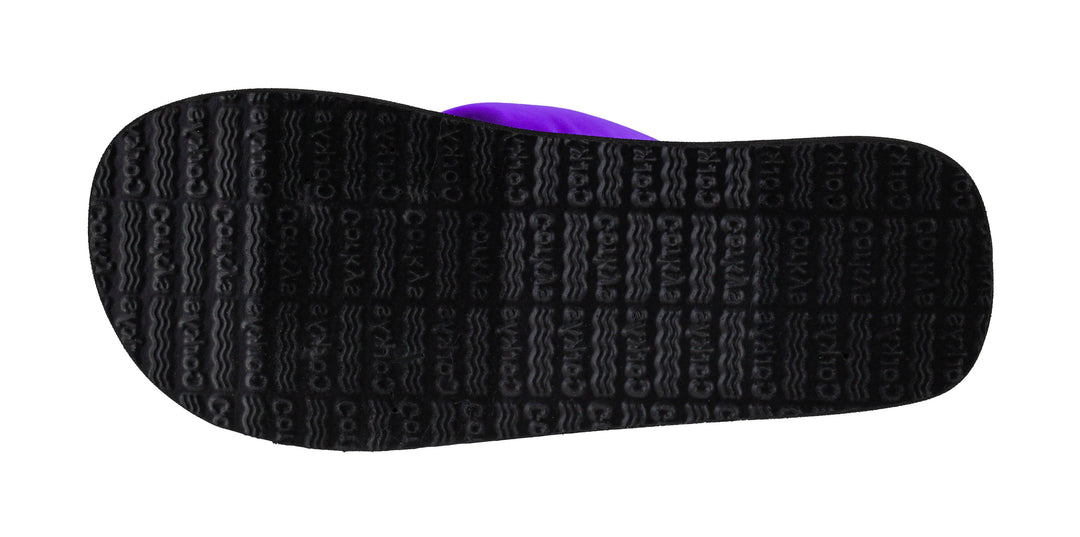 DOORBUSTER: You Go Girl Chunky Flip-Flop - Purple by Corkys