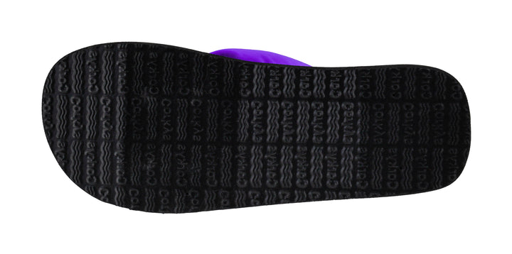 DOORBUSTER: You Go Girl Chunky Flip-Flop - Purple by Corkys
