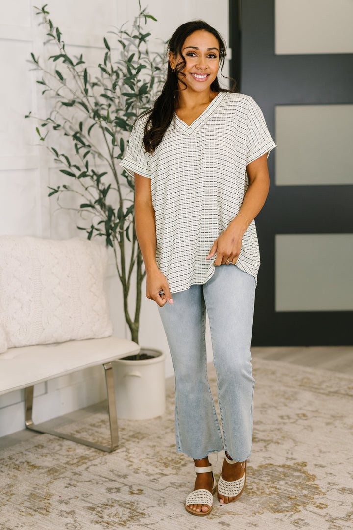 You Just Get It V-Neck Top - 7/6
