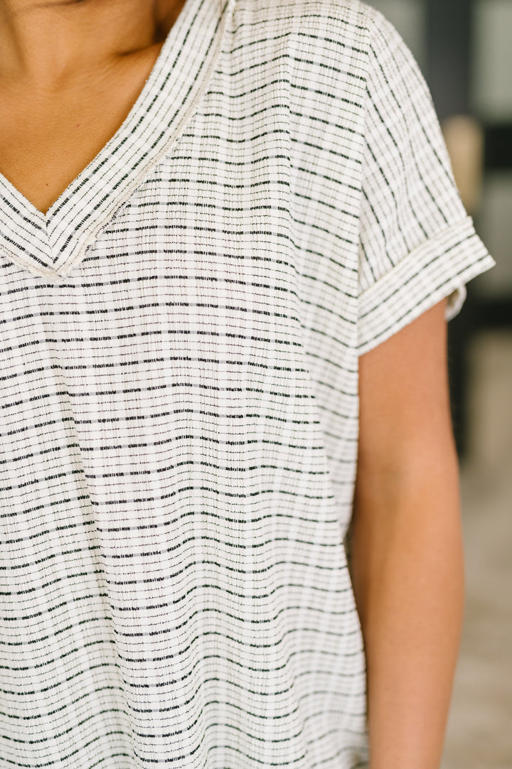 You Just Get It V-Neck Top - 7/6