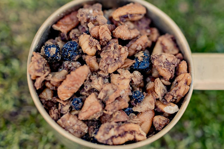 Pecan, Granola &amp; Blueberry Snack Mix Zorro Pecans