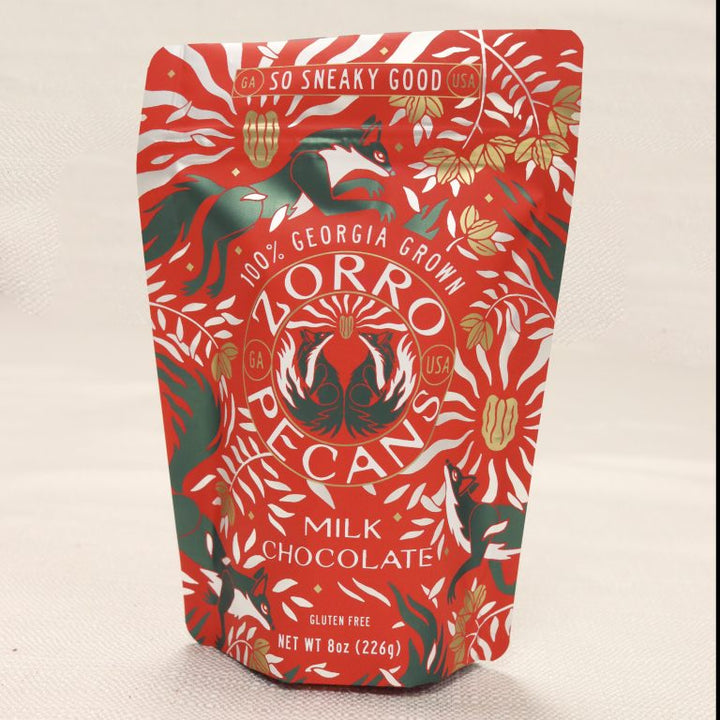 Holiday Milk Chocolate Zorro Pecans