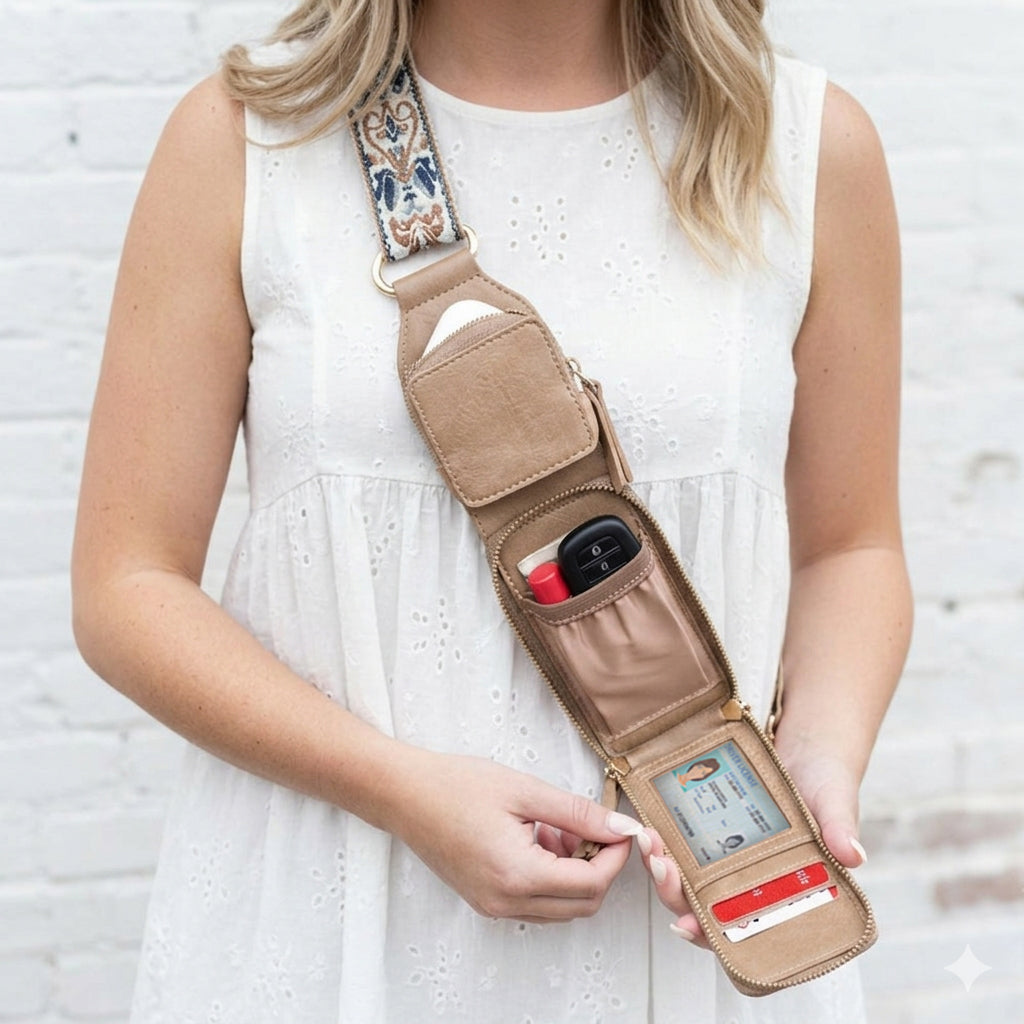 JULY PREORDER: Zip & Clip RFID Strap by Save The Girls (Ships in 2-3 Weeks)