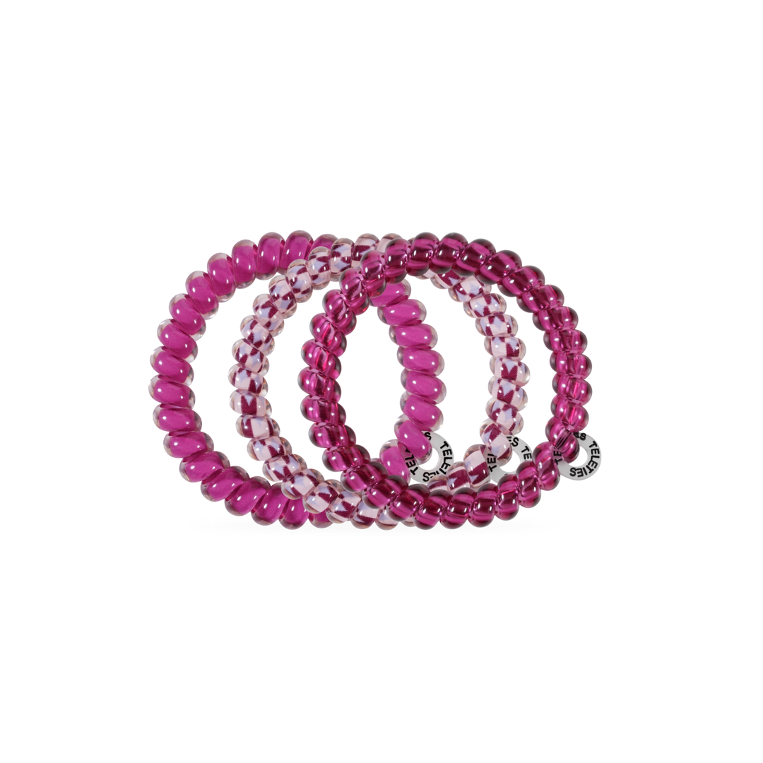 Teleties Hair Tie - Small Band Pack of 3 - Merlot After Midnight