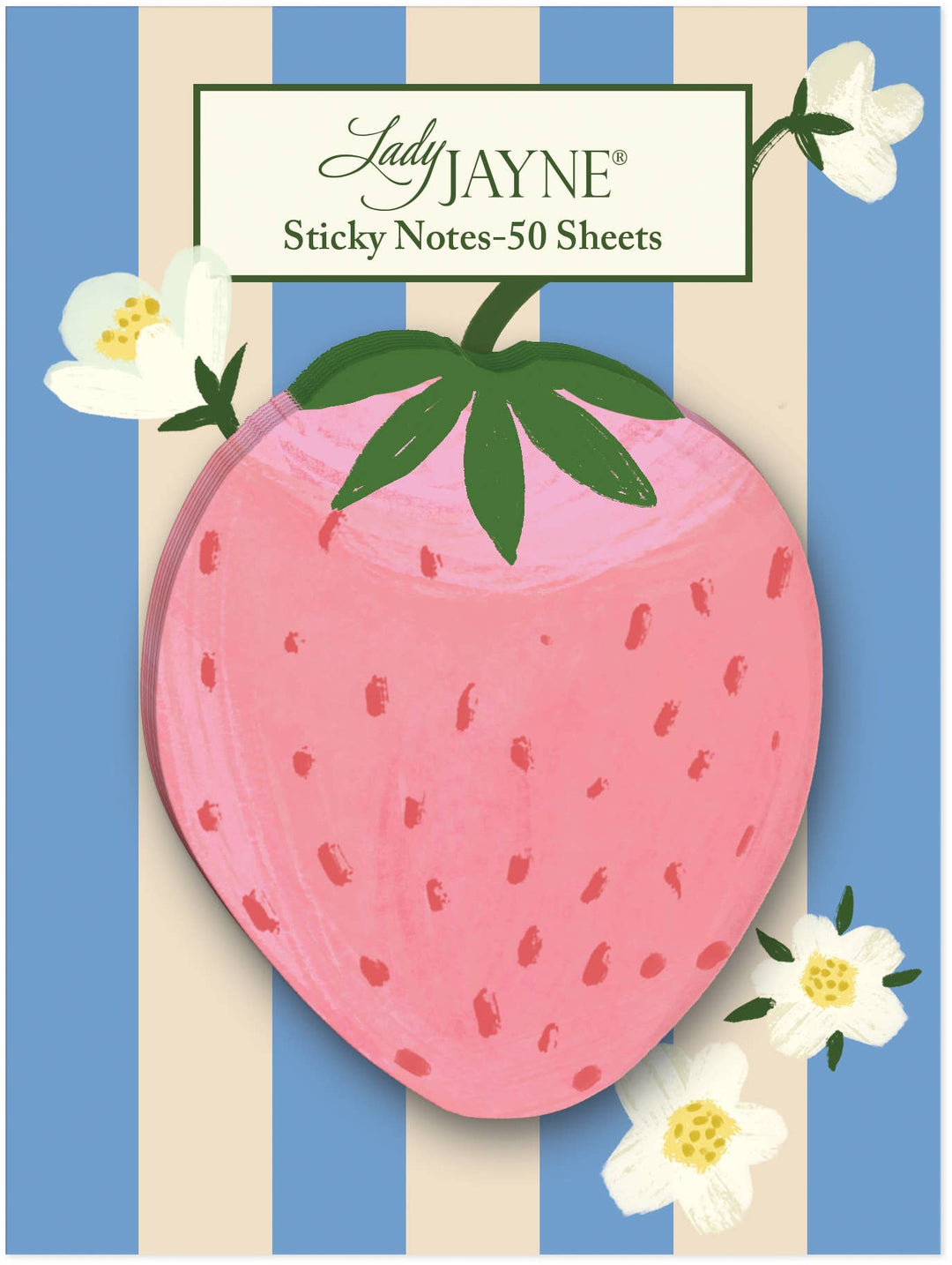 Fruit & Fleur Sticky Notes - Strawberry