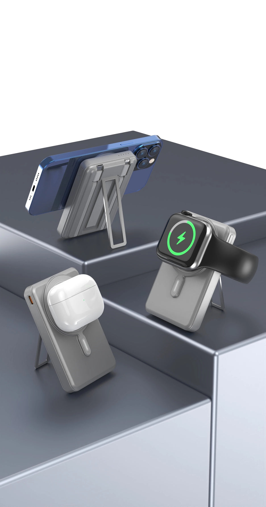 5-in-1 Portable Wireless Charger by Tech Trendz