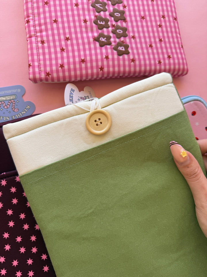 'Book Club Babe' Embroidered Book Sleeve