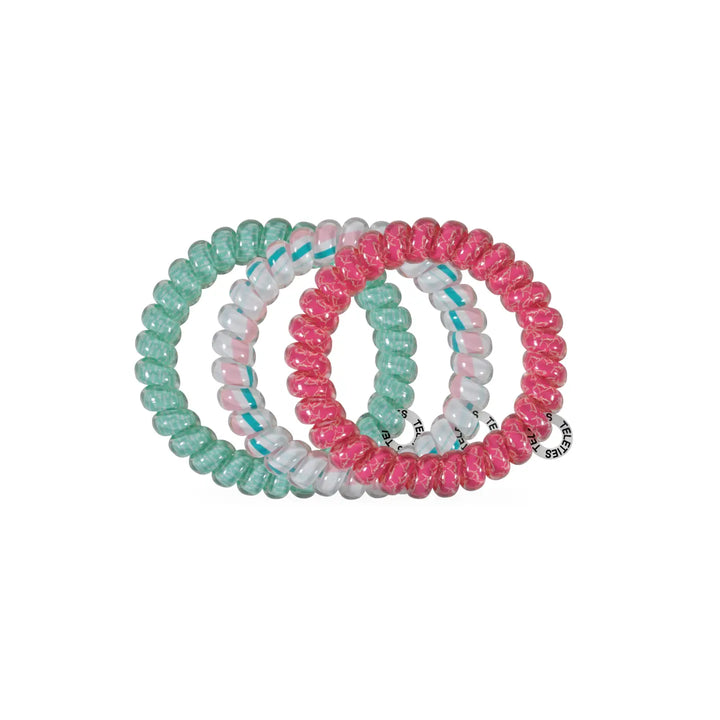 Teleties Hair Tie - Large Band Pack of 3 - Lain Snow Fin-Tastic (Ships Next Week)