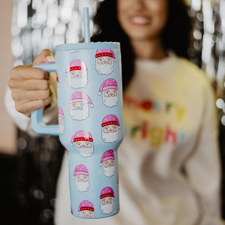 Sleepy Santa Tumbler Cup by Katydid