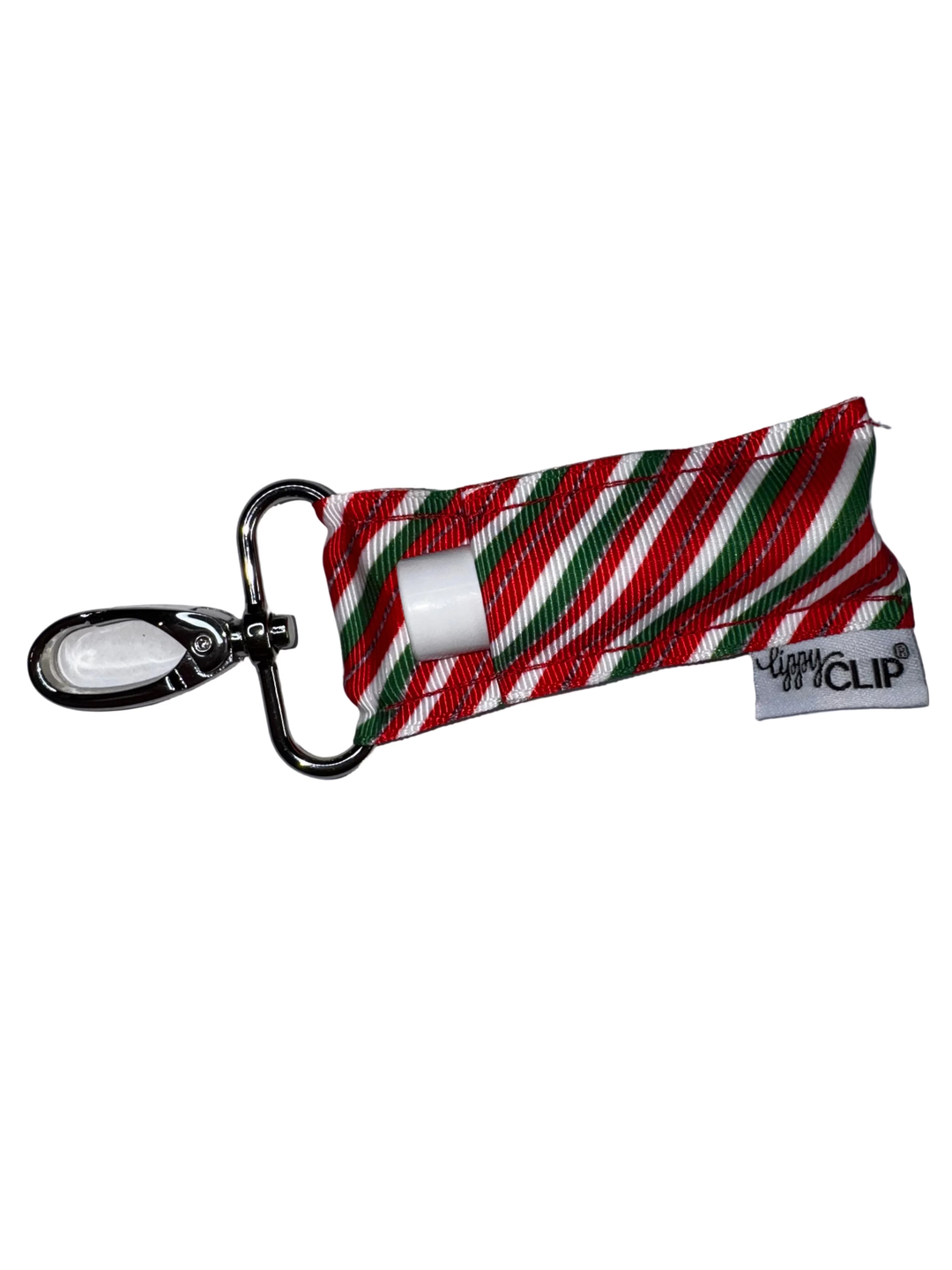Christmas Stripes LippyClip® Lip Balm Holder (PREORDER: Ships in 2-3 Weeks)