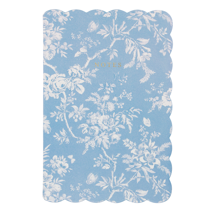 Laura Ashley Heirloom Cottage Journal Scalloped - Blue