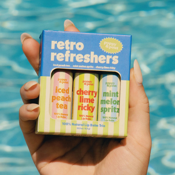 Retro Refreshers Lip Balm Trio