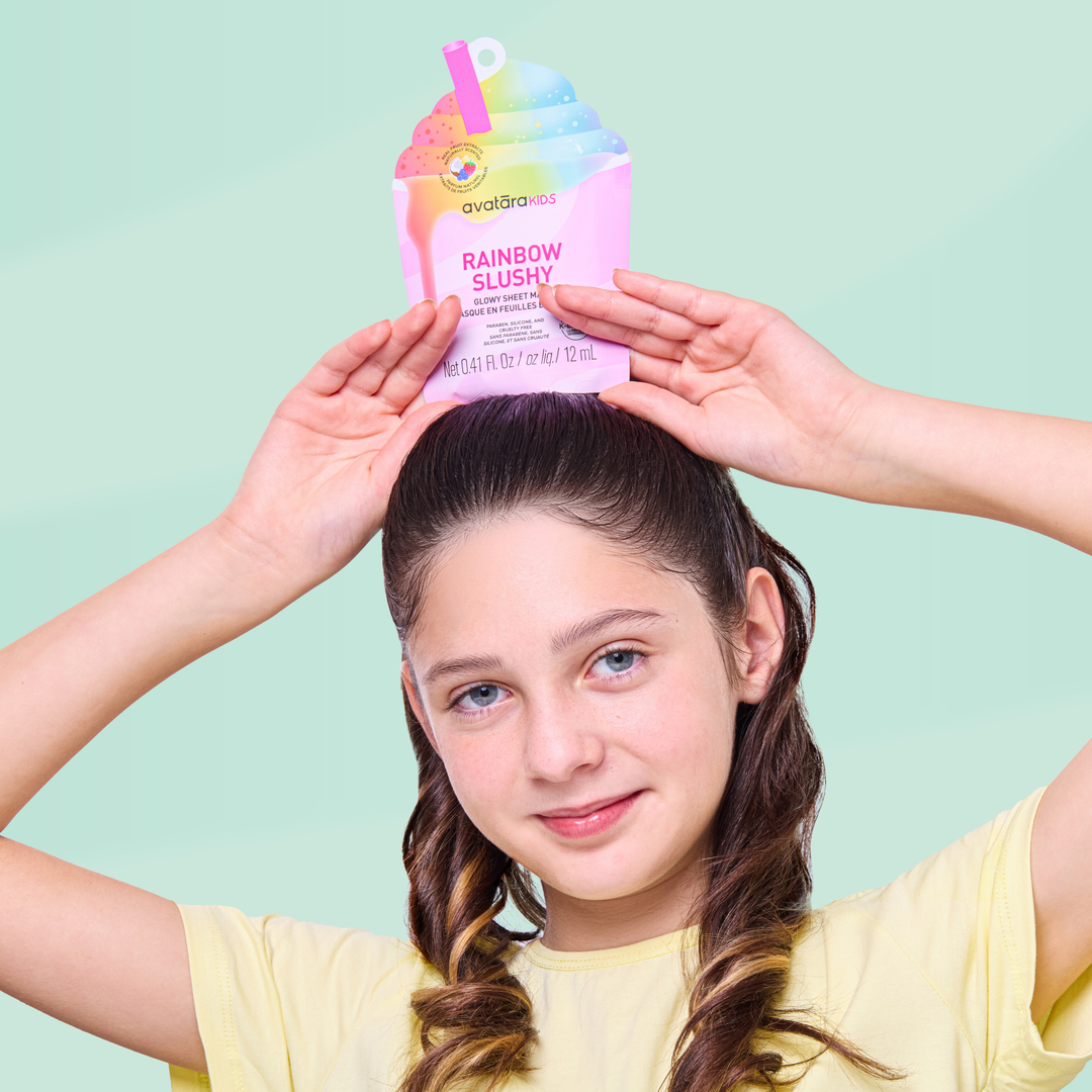 Slushy Kid's Face Mask - Rainbow