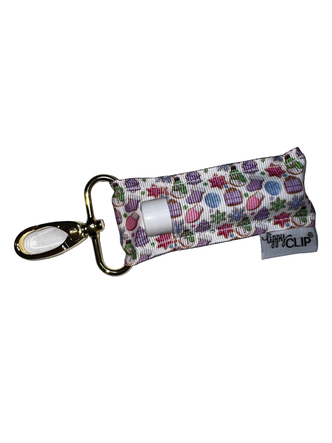 Pastel Christmas Cookies LippyClip® Lip Balm Holder (PREORDER: Ships in 2-3 Weeks)