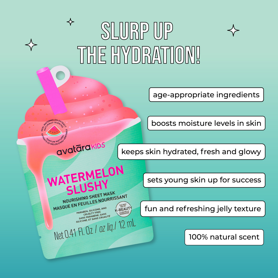 Slushy Kid's Face Mask - Watermelon