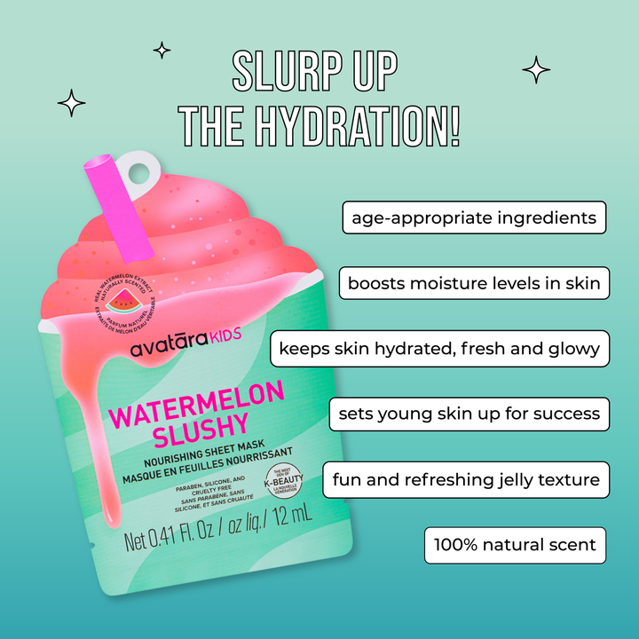 Slushy Kid's Face Mask - Watermelon