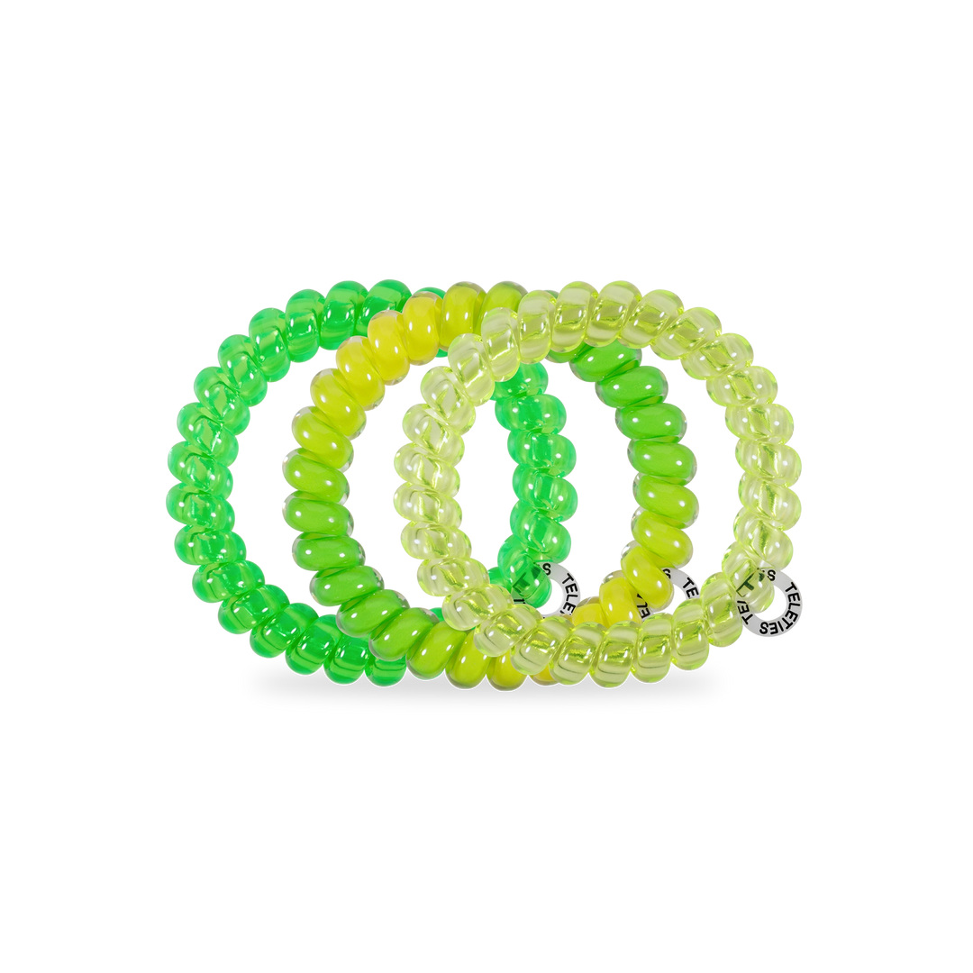 Teleties Hair Tie - Large Band Pack of 3 - Glow For It
