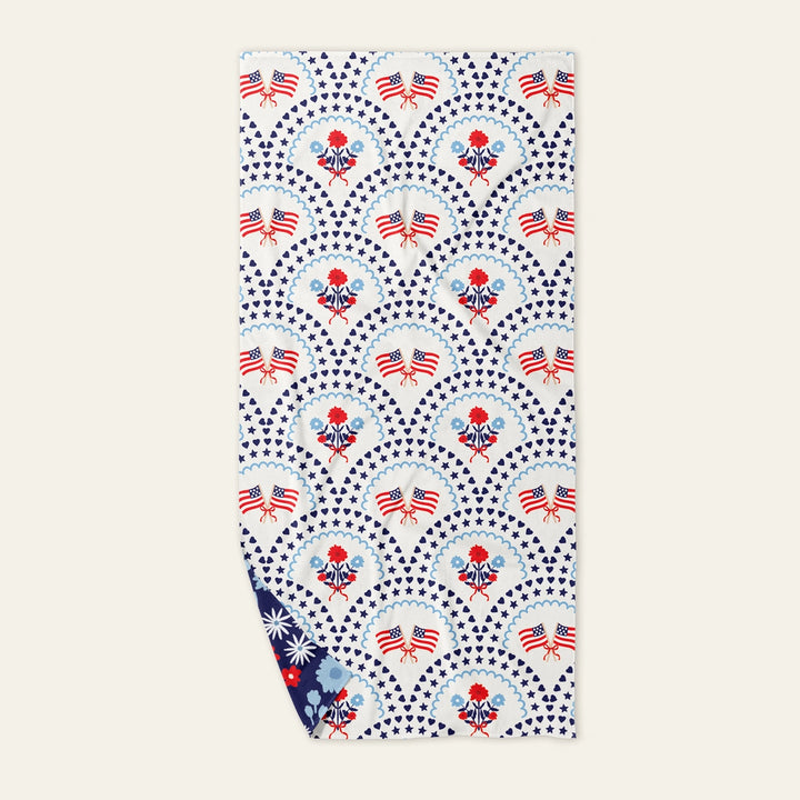 All-American Darling XL Quick-Dry Beach Towel by The Darling Effect